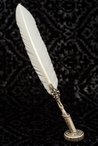 Feather with White Seal