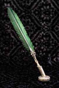 Feather with Green Seal