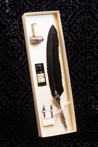 Feather with Black Nibs