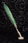 Feather with Green Seal