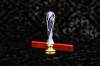 Blue Murano glass seal set