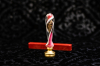 Pink Murano glass seal set